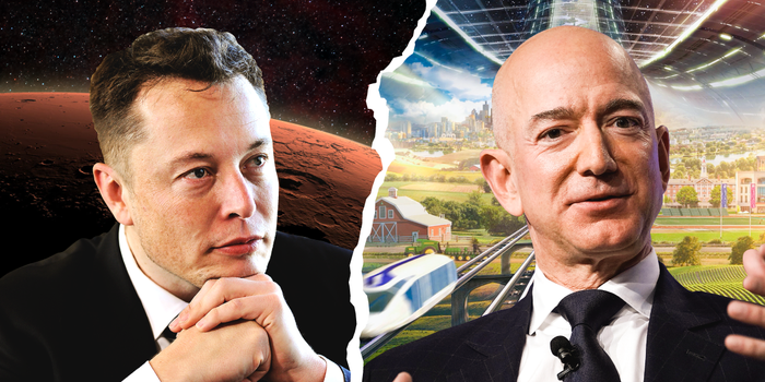 The Cosmic Duel: Jeff Bezos vs. Elon Musk